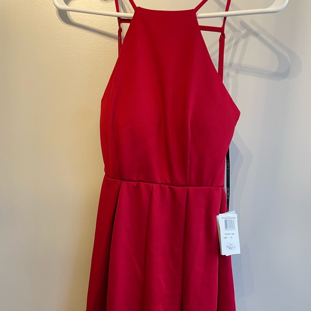 Never worn red dress